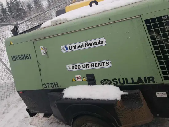 2017 Sullair 375HDPQ-JD Air Compressor