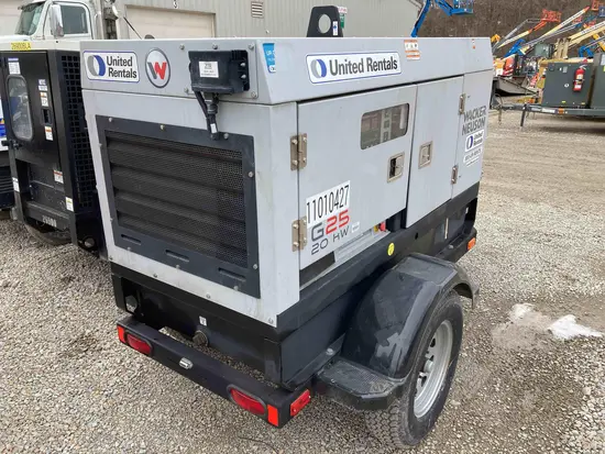2019 Wacker Neuson G25 T4F Diesel Generator