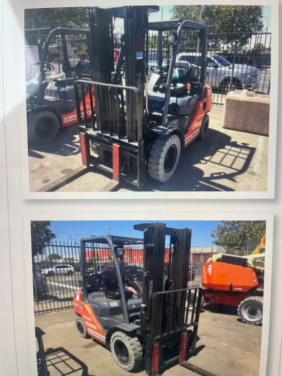 2018 Toyota 8FGU25 Warehouse Forklift