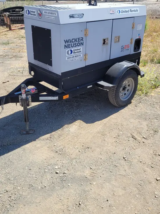 2018 Wacker Neuson G25 T4F Diesel Generator