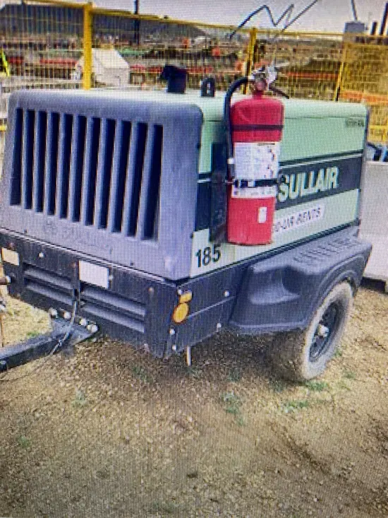 2018 Sullair 185DPQ-KU-T3 Air Compressor