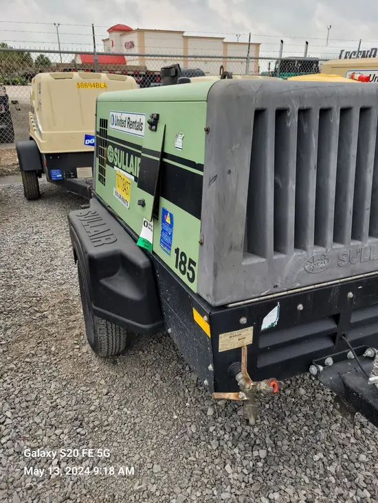 2018 Sullair 185DPQ-KU-T3 Air Compressor