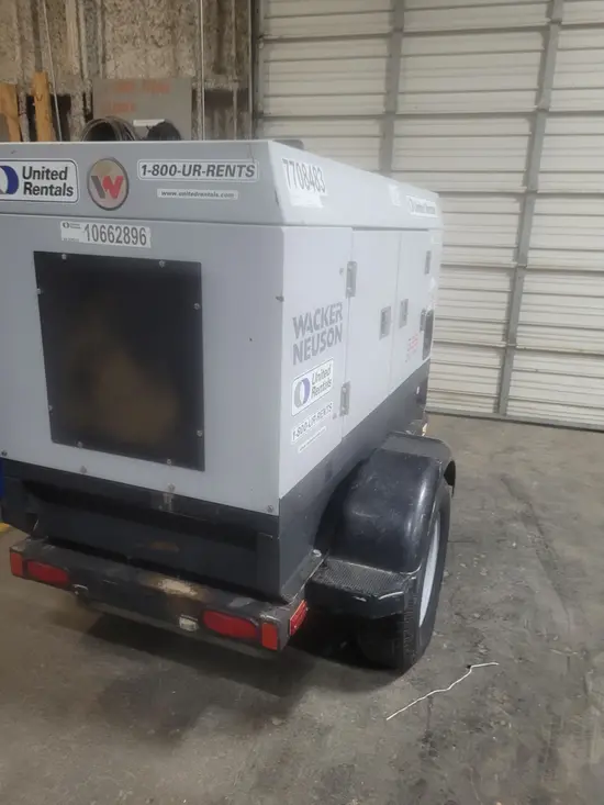2017 Wacker Neuson G25 T4F Diesel Generator