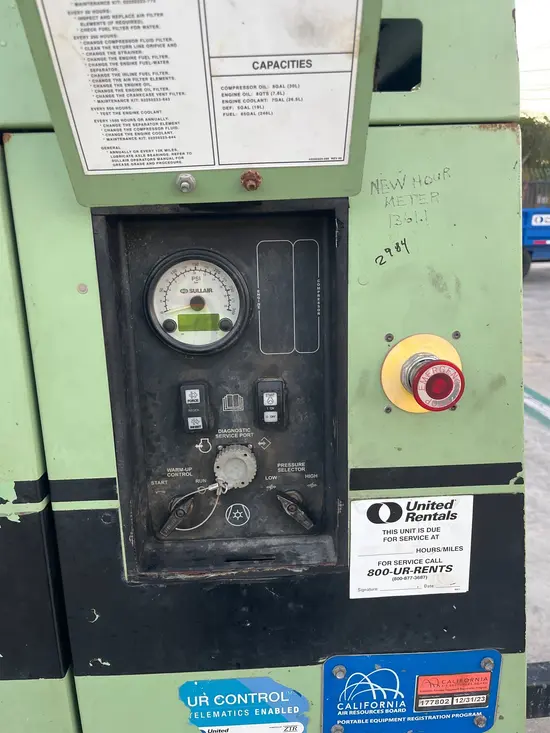 2017 Sullair 400HDPQ-CU Air Compressor
