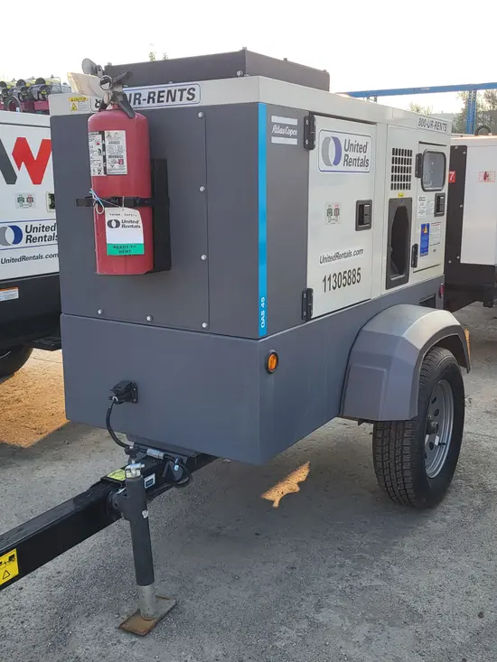 2021 Atlas Copco QAS45 Diesel Generator