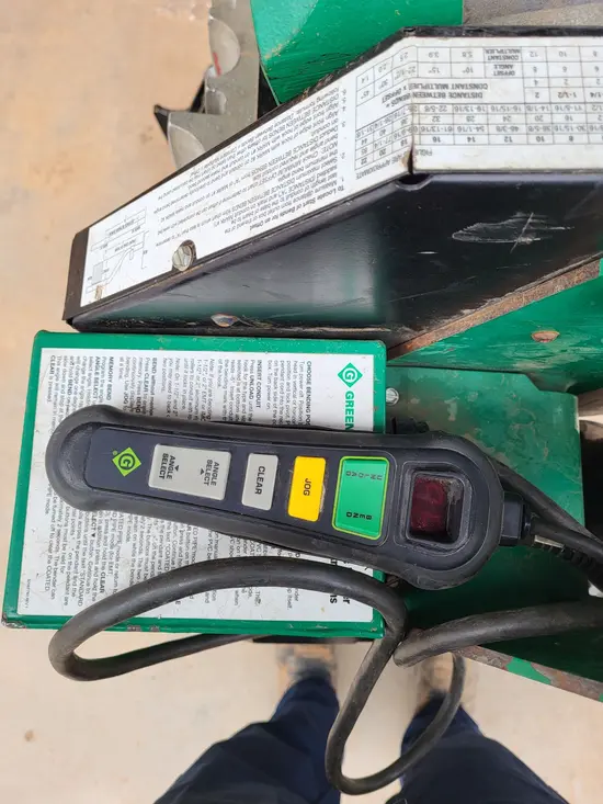 2018 Greenlee 854DX Bender