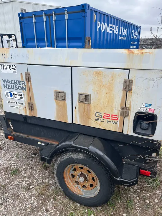 2018 Wacker Neuson G25 T4F Diesel Generator