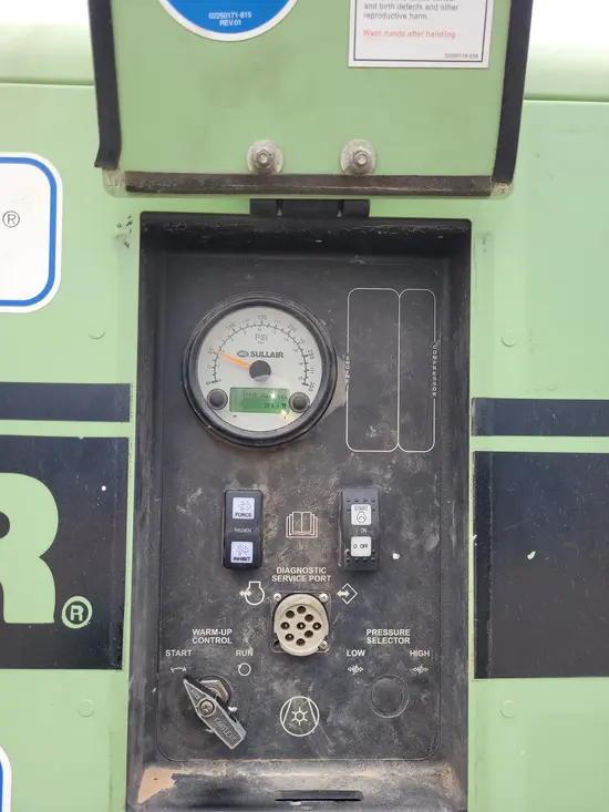 2018 Sullair 185DPQ-KU-T3 Air Compressor