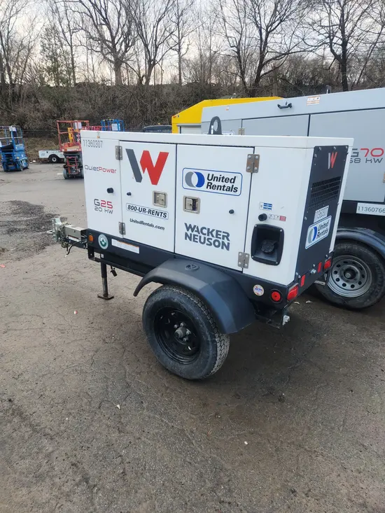 2022 Wacker Neuson G25 T4F Diesel Generator