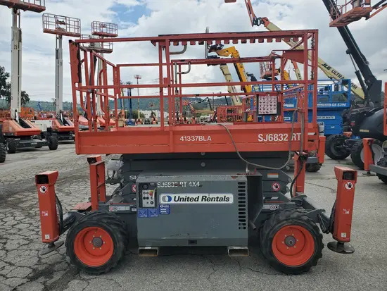 2017 Skyjack SJ6832RT Rough Terrain Scissor Lift