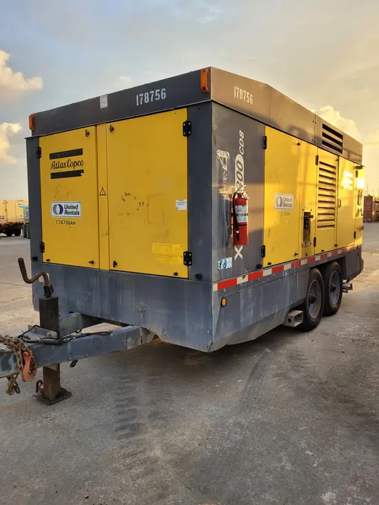 2016 Atlas Copco XAS1800CDT4 Air Compressor