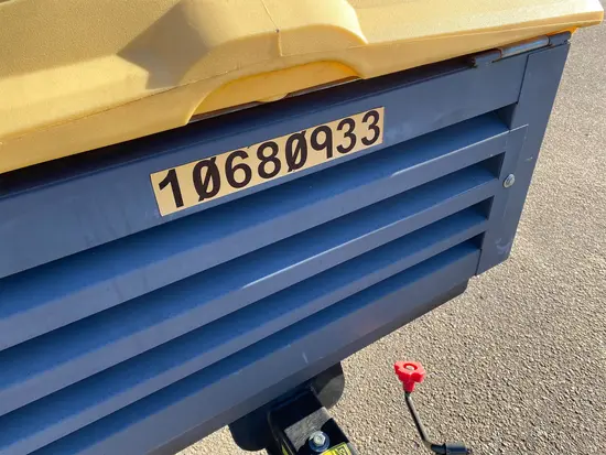 2017 Atlas Copco XAS185KD7 T4F Air Compressor