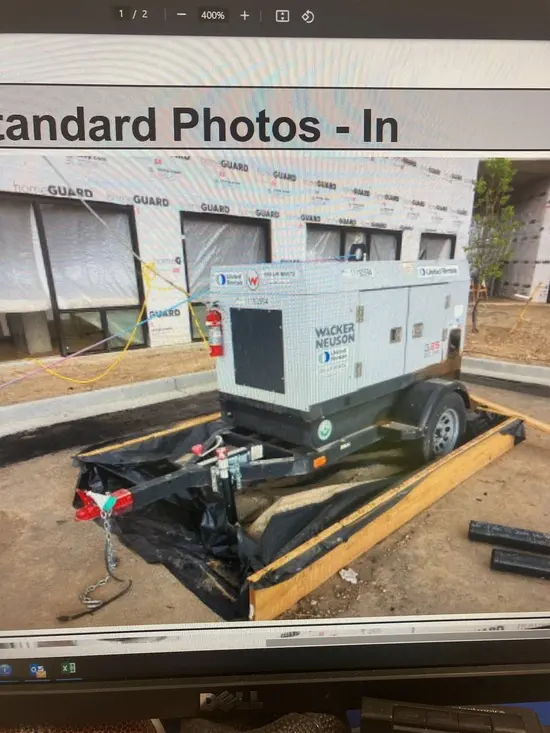 2021 Wacker Neuson G25 T4F Diesel Generator