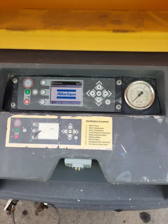 2017 Atlas Copco XAS185KD7 T4F Air Compressor