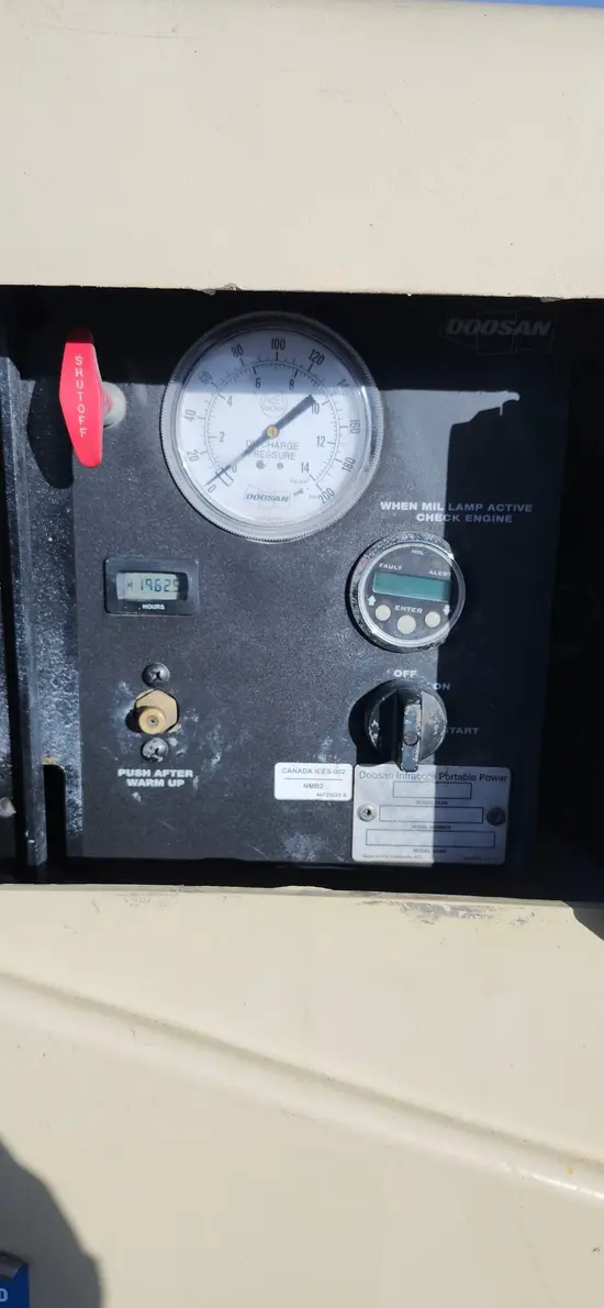 2018 Doosan C185WDZ-T4F Air Compressor