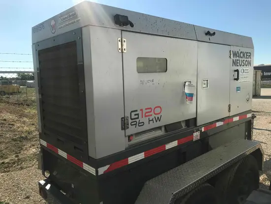 2013 Wacker Neuson G 120 Diesel Generator