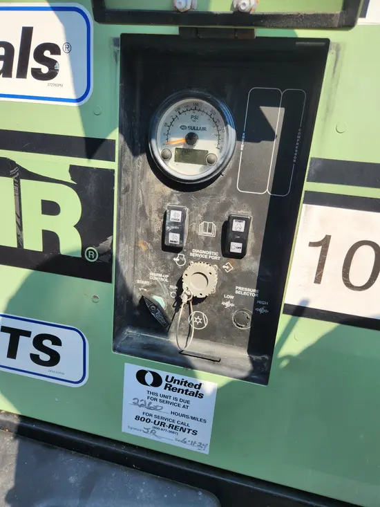2018 Sullair 185DPQ-KU-T3 Air Compressor