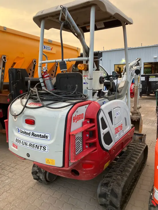 2019 Takeuchi TB216RH Mini Excavator