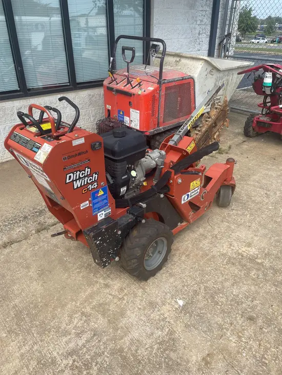 2018 Ditch Witch C14 Walk-Behind Trencher