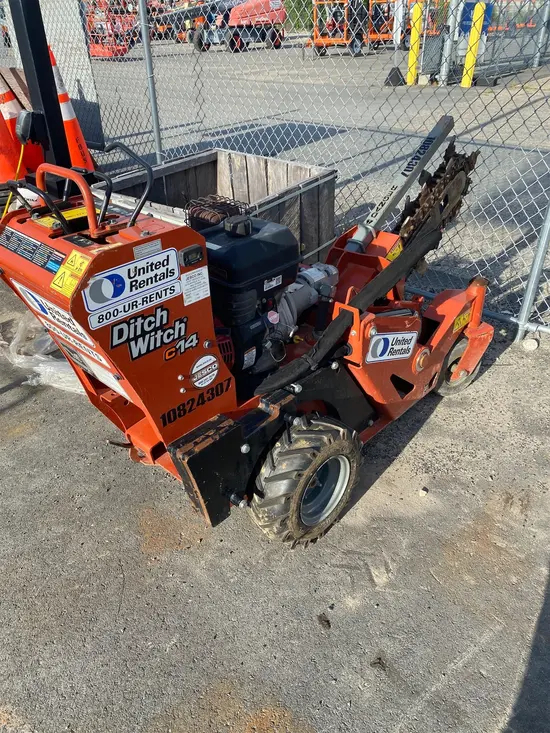 2018 Ditch Witch C14 Walk-Behind Trencher