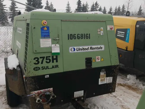 2017 Sullair 375HDPQ-JD Air Compressor