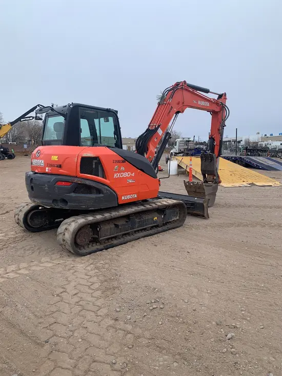 2019 Kubota KX080-4SR3A Mini Excavator