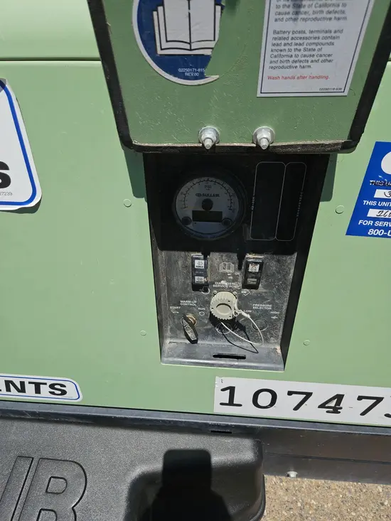 2018 Sullair 185DPQ-KU-T3 Air Compressor