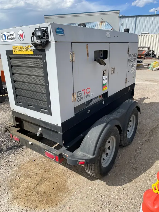 2017 Wacker Neuson G70 T4I Diesel Generator