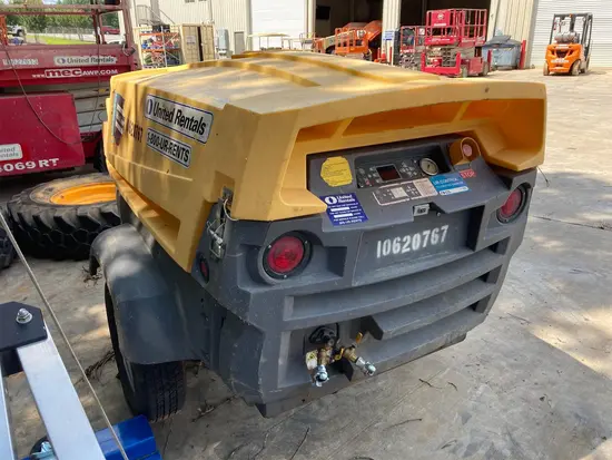 2017 Atlas Copco XAS185KD7 T4F Air Compressor