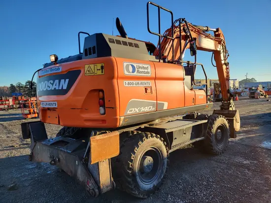 2017 Doosan DX140W-5-US20 Excavator