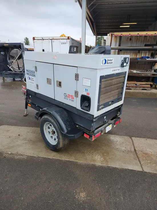 2018 Wacker Neuson G25 T4F Diesel Generator