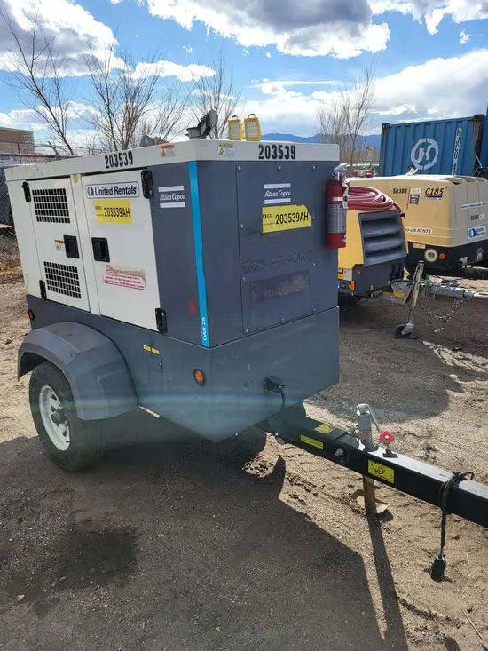 2018 Atlas Copco QAS25 Diesel Generator