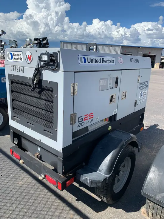 2018 Wacker Neuson G25 T4F Diesel Generator