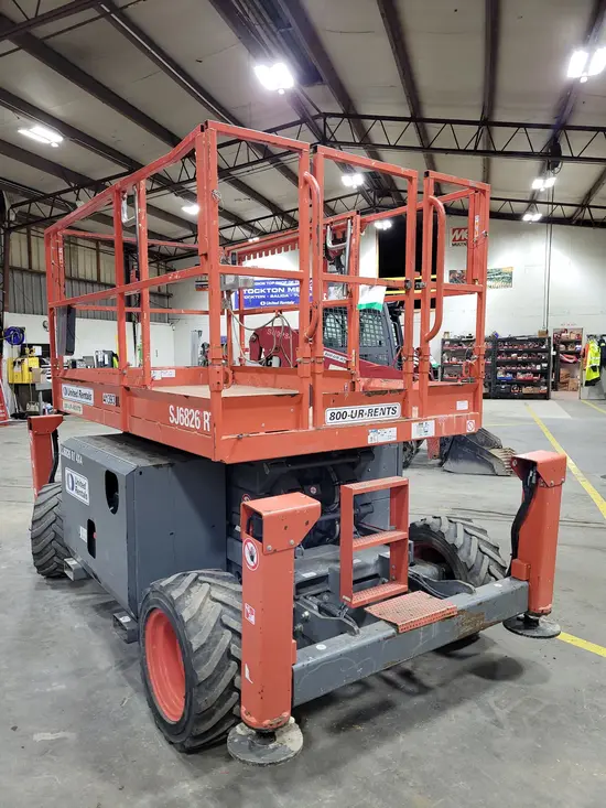 2017 Skyjack SJ6826RT Rough Terrain Scissor Lift