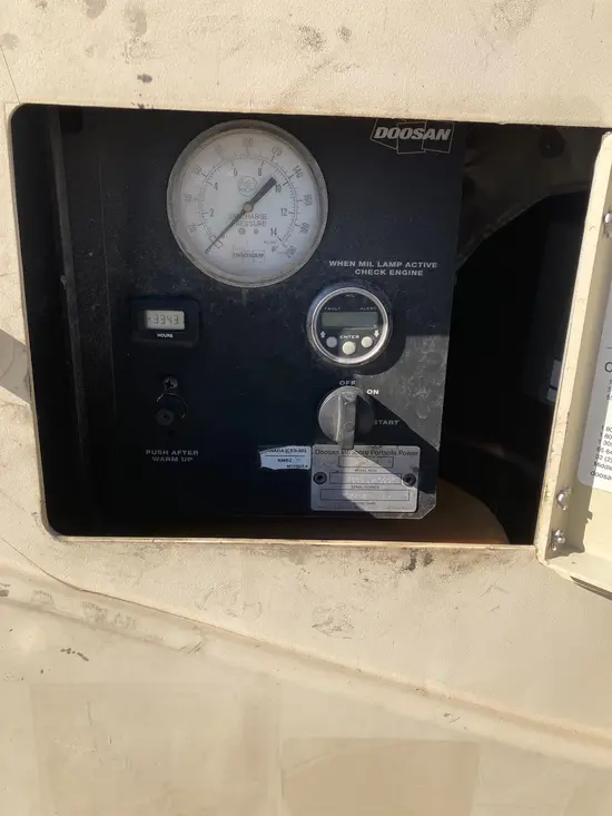 2018 Doosan C185WDZ-T4F Air Compressor