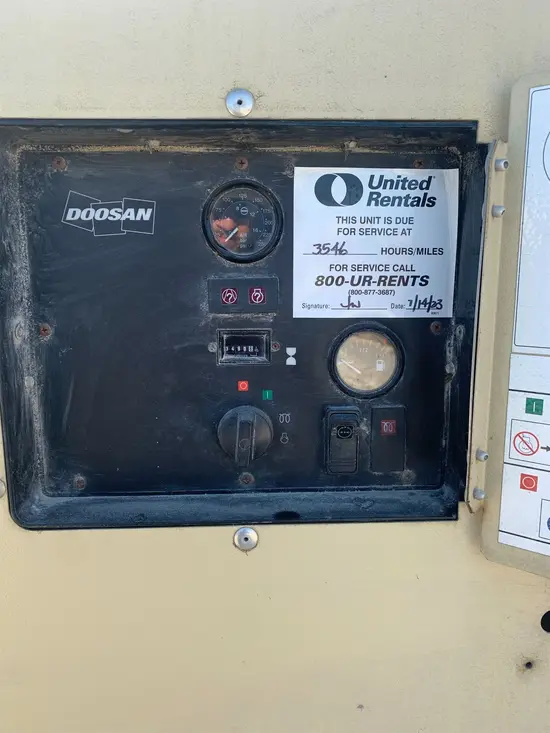 2017 Doosan XP375WJD-FX-T3 Air Compressor