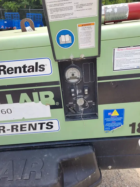 2018 Sullair 185DPQ-KU-T3 Air Compressor