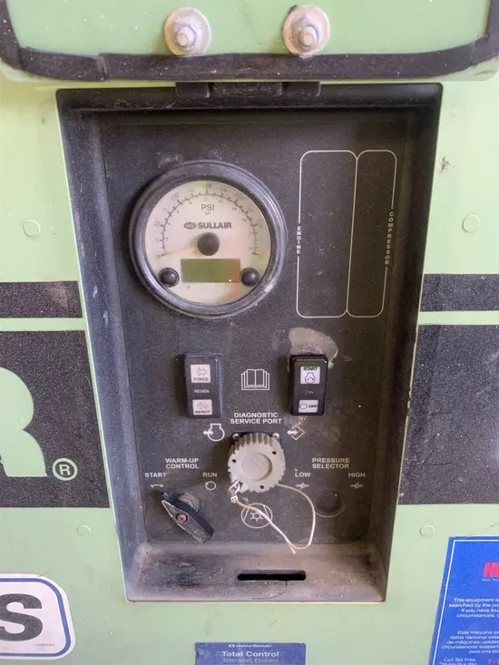 2017 Sullair 185DPQ-KU-T3 Air Compressor