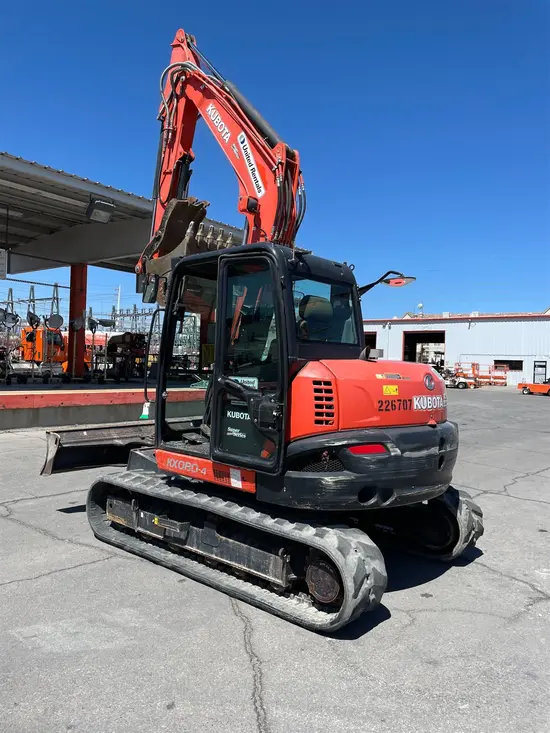 2019 Kubota KX080-4SR3A Mini Excavator