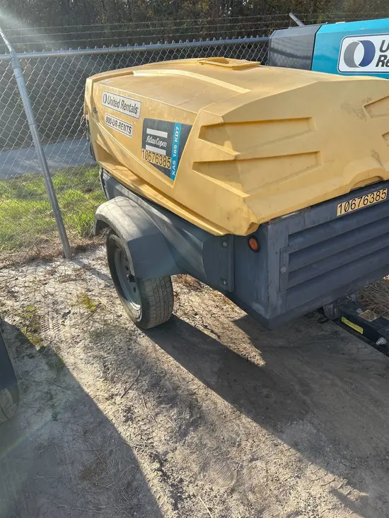 2017 Atlas Copco XAS185KD7 T4F Air Compressor