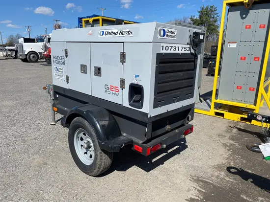 2018 Wacker Neuson G25 T4F Diesel Generator