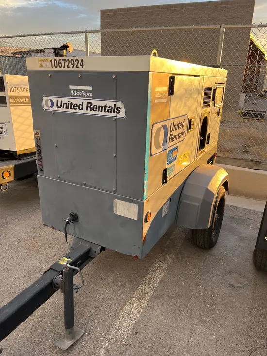 2017 Atlas Copco QAS 45 T4F Diesel Generator