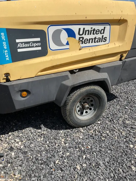 2017 Atlas Copco XATS 400 JD8FT4 Air Compressor