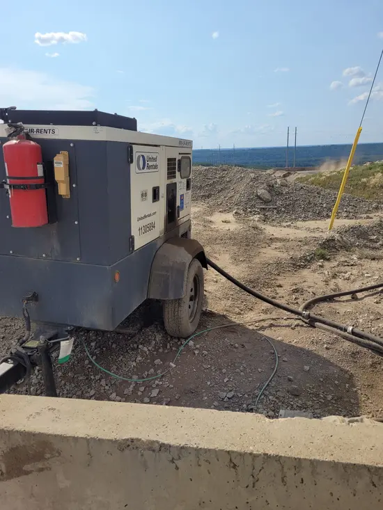 2021 Atlas Copco QAS45 Diesel Generator