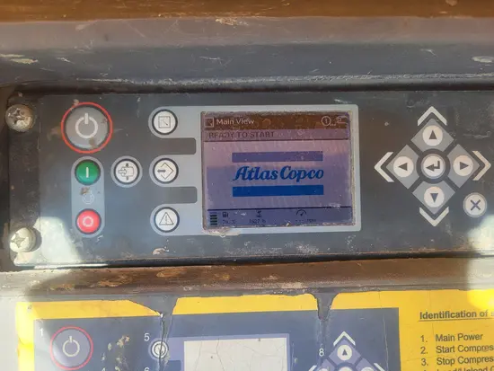 2017 Atlas Copco XAS185KD7FT4PE Air Compressor