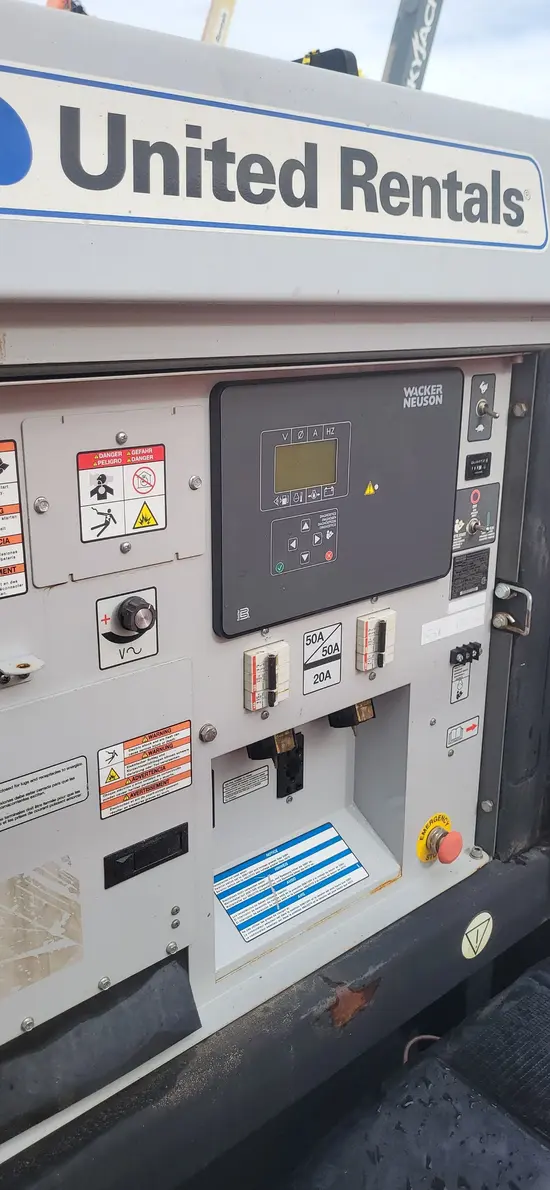 2017 Wacker Neuson G25 T4F Diesel Generator