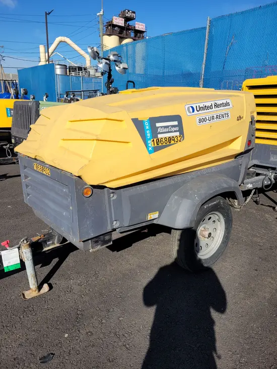 2017 Atlas Copco XAS185KD7 T4F Air Compressor