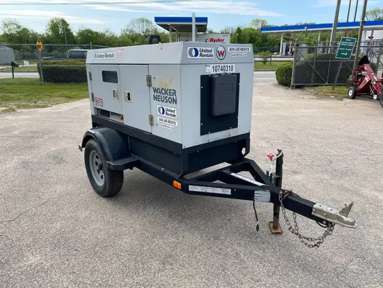 2018 Wacker Neuson G25 T4F Diesel Generator