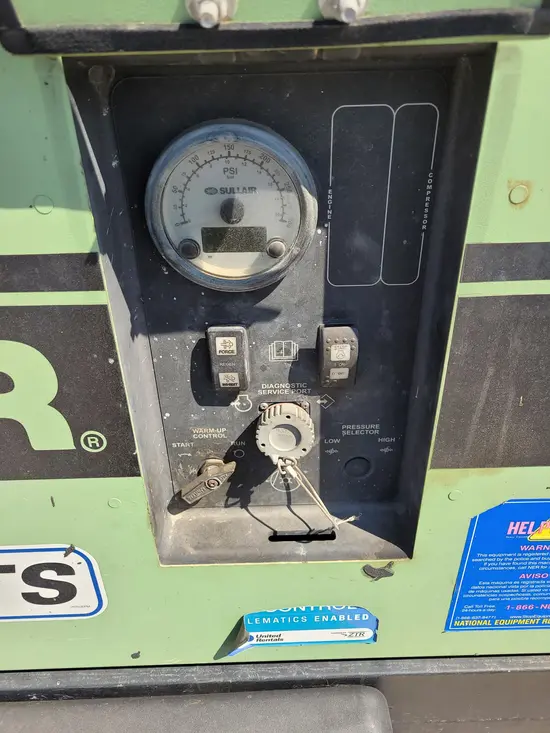2017 Sullair 185DPQ-KU-T3 Air Compressor