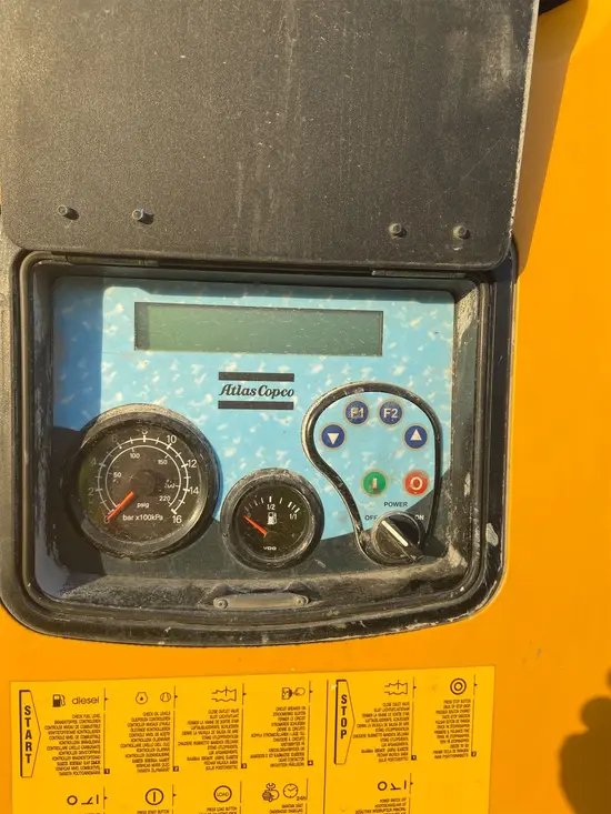 2011 Atlas Copco XAS1600 CD6 Air Compressor